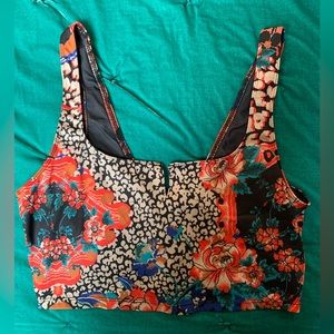 Free People Movement Ashford Lose Control Bra Rare Print Size Small
